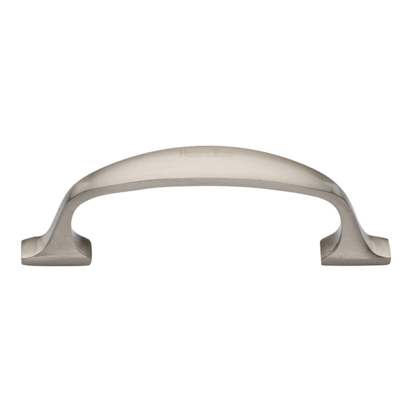 C7213 76-SN • 076 x 099 x 31mm • Satin Nickel • Heritage Brass Durham Cabinet Pull Handle